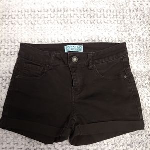 Black Jean Shorts